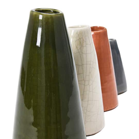 Hello Honey® Decorative Conical Stoneware Vase Set